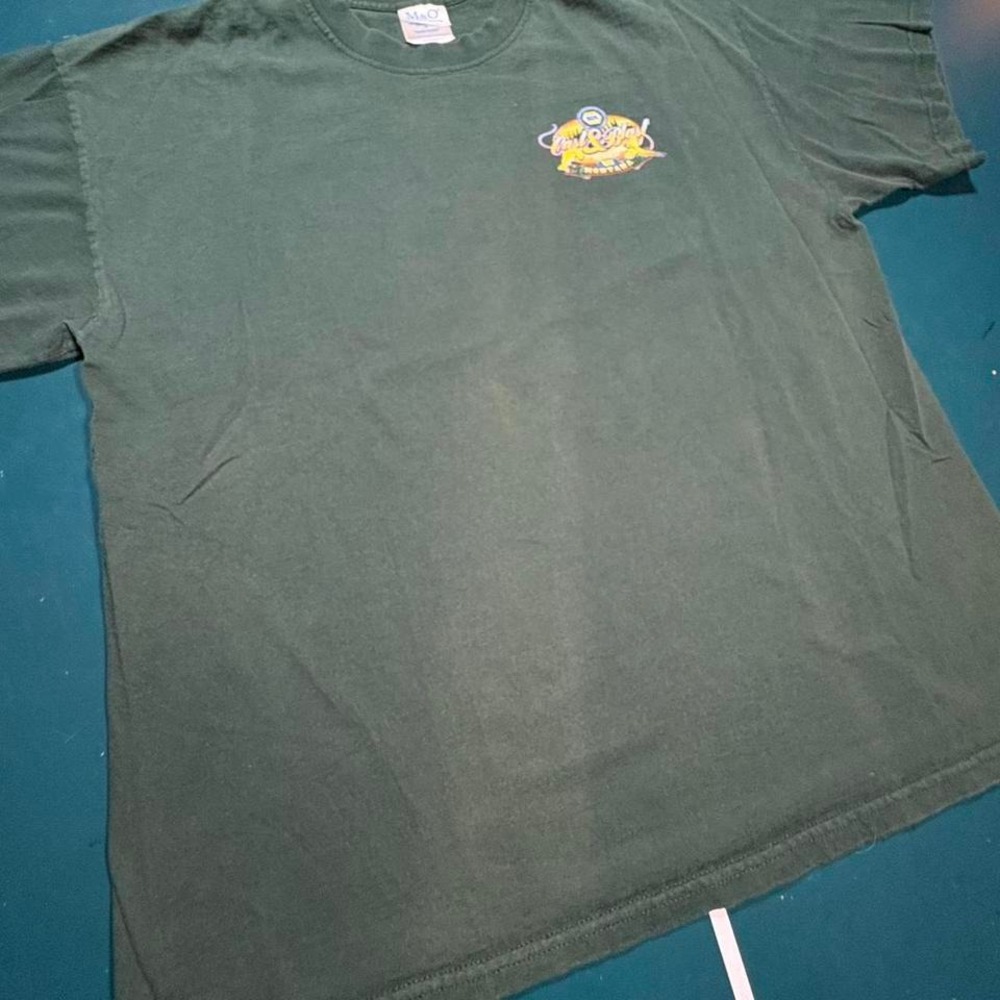 Vintage‎ faded Montana fly fishing T shirt size XL Green - Picture 4 of 8
